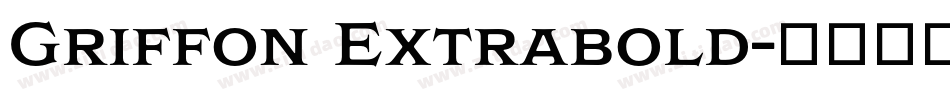 Griffon Extrabold字体转换